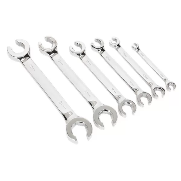 Genuine SEALEY S0767 Flare Nut Spanner Set 6pc Metric