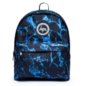 Hype Print Backpack - Black