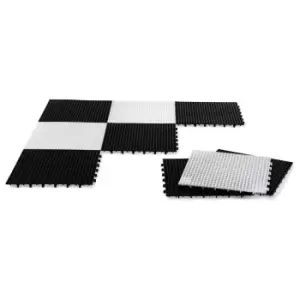 Rolly Toys Large Interlocking Draughts and Chess Base, black