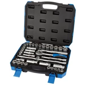 Draper 3/8" Square Drive Combined MM/AF Socket Set (39 Piece)