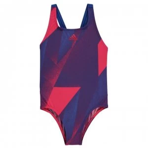 adidas Girls Tkysuit Swimsuit - Power Pink