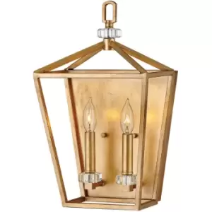 Quintiesse Hinkley Stinson Lanterns Pendant Ceiling Light Distressed Brass