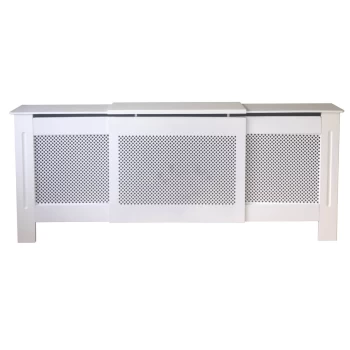 Diamond White Radiator Cover - Adjustable