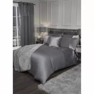 Emma Barclay Glamour Duvet Set Super King Bed Silver