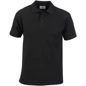 Absolute Apparel Mens Pioneer Polo (S) (Black)