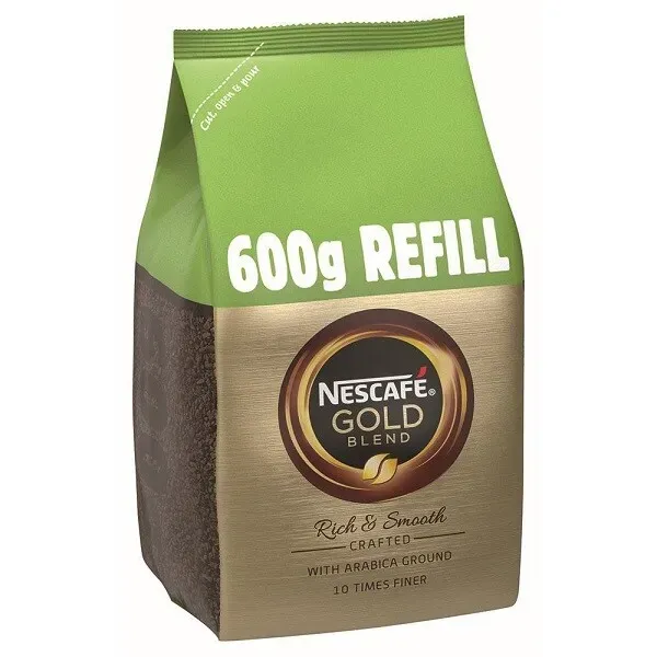 Nescafe Gold Blend Refill Pack Instant Coffee 600g