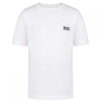 Hugo Boss Classic Short Sleeve T-Shirt White Size 8 Years Boys