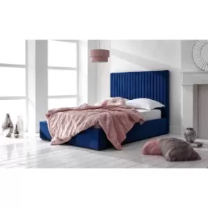 Milazzo 150Cm King Ottoman Bed Royal Blue