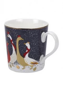 Sara Miller Festive Geese Mug