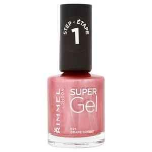 Rimmel Super Gel Nail Polish Grape Sorbet Pink