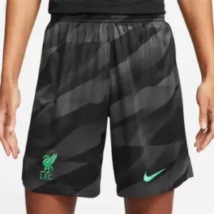 Nike Liverpool Goalkeeper Home Shorts 2023 2024 Adults - Black