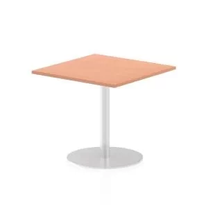 Italia Poseur Table Square 800800 Top 725 High Beech