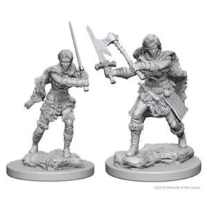 Dungeons & Dragons Nolzur's Marvelous Unpainted Miniatures Human Female Barbarian