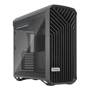 Fractal Design Torrent Grey Gaming Case Glass Windows, E-ATX/SSI-EEB, 5 Fans RGB USB-C