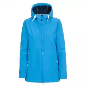 Trespass Womens/Ladies Kinsley Hooded Softshell Jacket (2XS) (Vibrant Blue)