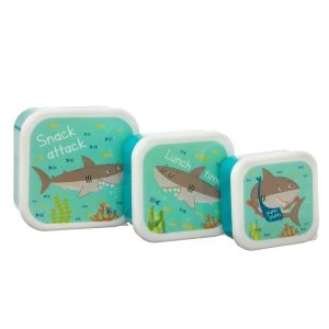 Sass & Belle Set of 3 Shelby the Shark Lunch Boxes