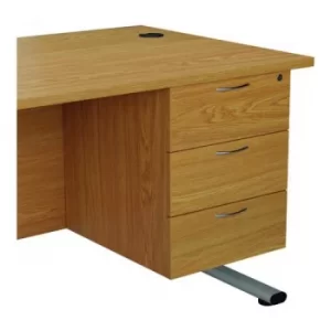 Jemini 655 Fixed Pedestal 3 Drawer Nova Oak KF74421