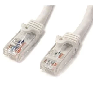 StarTech Cat6 patch cable with Snagless RJ45 Connectors 15ft White