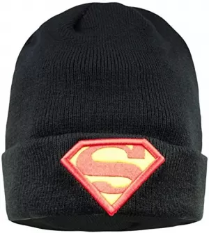 DC Superman Beanie Hat - Charcoal