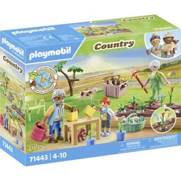 Playmobil Country Idyllic vegetable garden with the grandparents 71443 71443