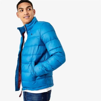 Jack Wills Eco Kershaw Lightweight Puffer Jacket - Marine