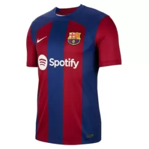 Nike Barcelona Home Shirt 2023 2024 Adults - Blue