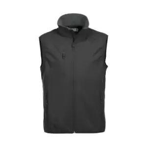 Clique Mens Basic Softshell Gilet (S) (Black)