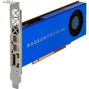 HP Radeon Pro WX3100 4GB GDDR5 Graphics Card