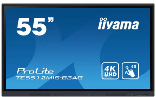 iiyama 55" TE5512MIS-B3AG 4K Ultra HD Touch Screen LCD Monitor