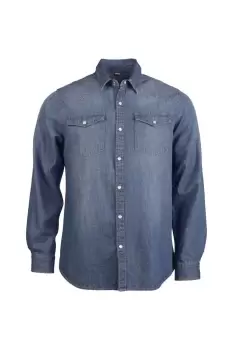 Long Sleeve Casual Denim Shirt