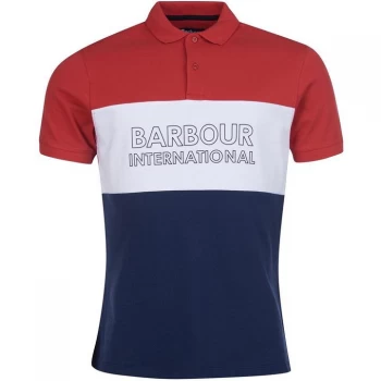 Barbour International Bold Polo - root red RE67