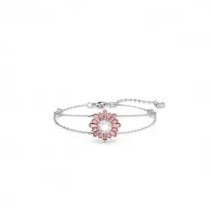 Sunshine bracelet, Pink, Rhodium Plated 5642968