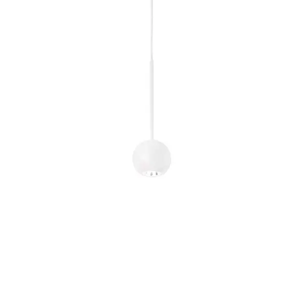 Archimede Integrated LED Globe Pendant Ceiling Light White 250Lm 3000K