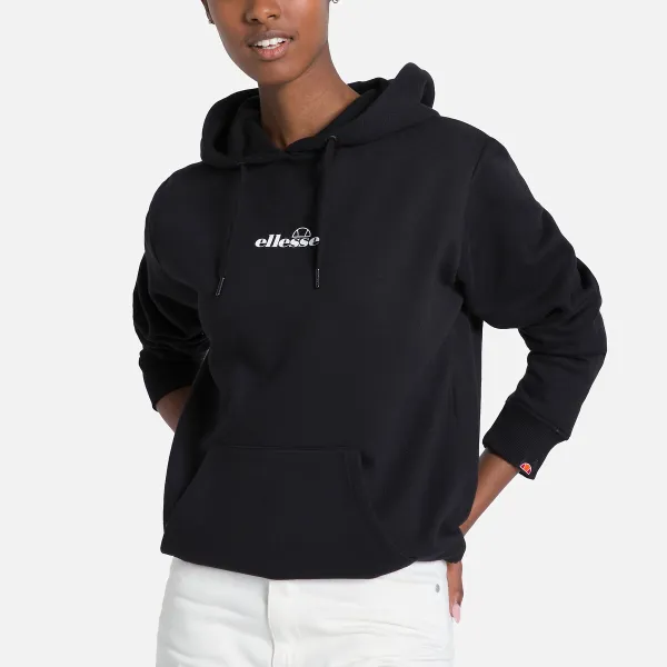 Jazana Logo Print Hoodie in Cotton Mix