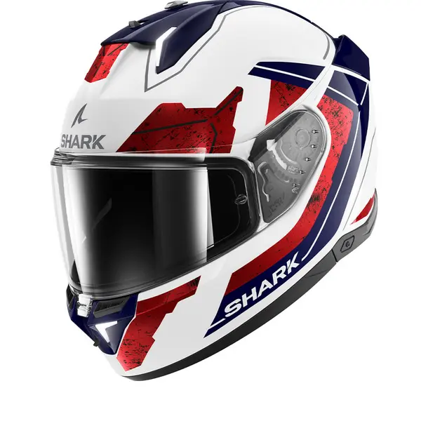 Shark SKWAL i3 Rhad White Chrom Red WUR Full Face Helmet XL