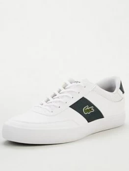 Lacoste Court-Master Leather Trainers - White, Size 12, Men