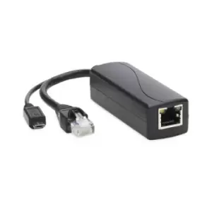 Tripp Lite NPOE-SPL-G-5VMU PoE to USB Micro-B and RJ45 Active Splitter - 802.af 48V to 5V 1A Up to 328.08 ft. (100 m)