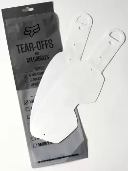 FOX Airspace/Main VLS 20 Pck Youth Laminated Tear-Offs, clear, clear, Size One Size