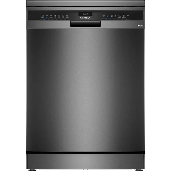 Siemens IQ-300 SN23EC03ME WiFi Connected Standard Dishwasher - Black - B Rated