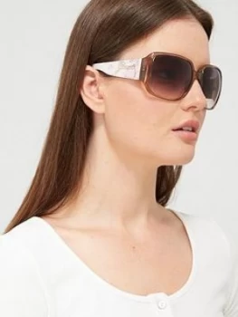 Guess Square Sunglasses - Light Brown