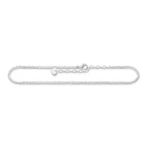 THOMAS SABO Silver Rope Chain Anklet