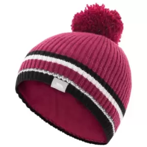 Trespass Childrens/Kids Lit Beanie Hat (2-4 Years) (Berry)