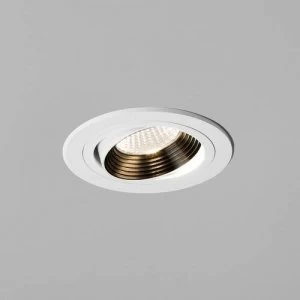 LED 1 Light Tiltable Recessed Downlight Matt White