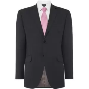 Howick Tailored Tenessee Navy Panama Suit Jacket - Grey