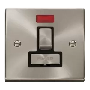 Click Scolmore Deco Ingot 13A Neon Switched Fused Spur Unit - VPSC752BK