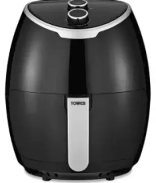 Tower Vortx T17061BLK 1400W 4L Manual Air Fryer