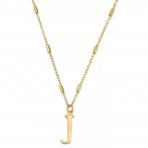 Gold Iconic Initial J Necklace GNCC4041J