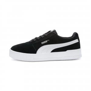 PUMA Carina Womens Trainers, Black/Silver Size 8 Shoes