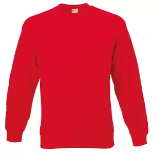 Mens Jersey Sweater (Large) (Classic Red)