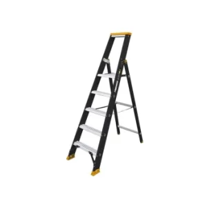 Professional Single Stepladder, 1.25m 5 Rungs DWLDXLD115E